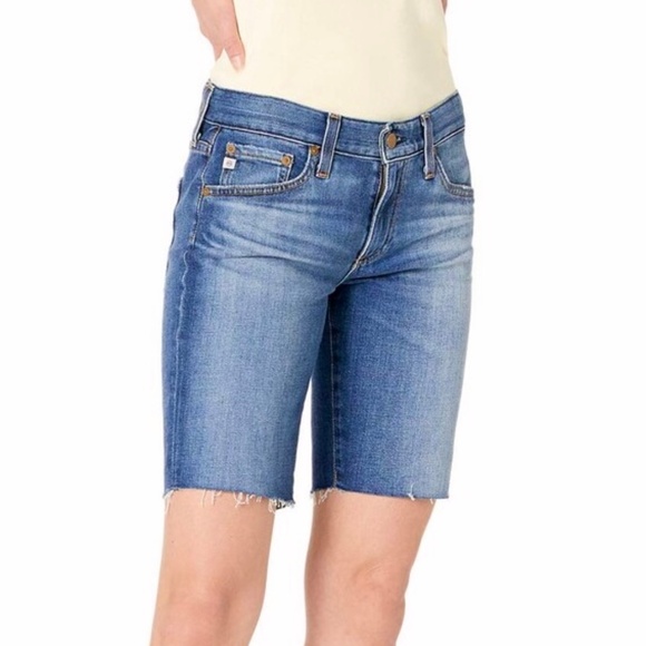Adriano Goldschmied Nikki Distressed Cut-Off Relaxed Skinny Shorts - Picture 1 of 10
